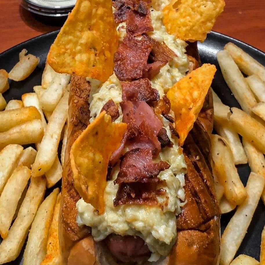 Perro MIXTO + PAPA A LA FRANCESA