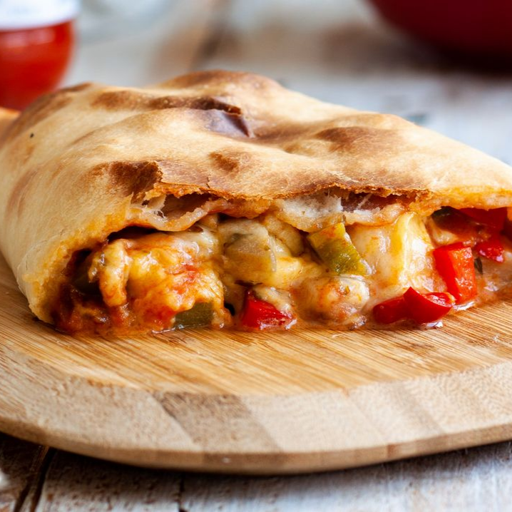 Calzone Jamón y Champiñones