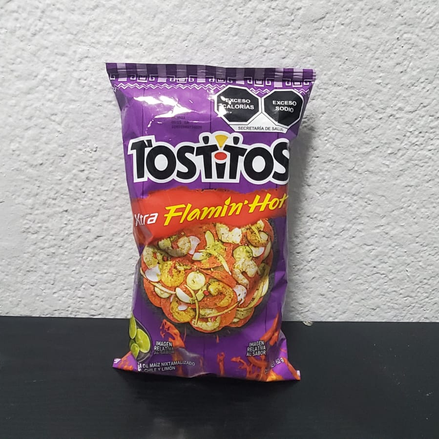 TOSTITOS FLAMING HOT CHICOS 62G