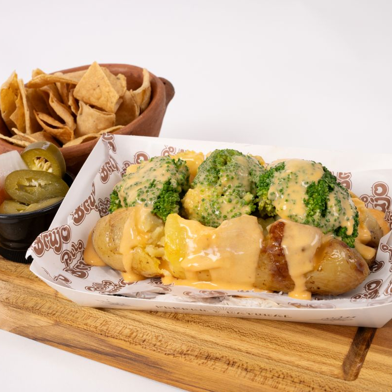 Papa al Horno con Brócoli