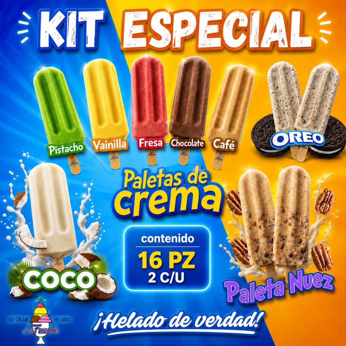 KIT ESPECIAL 16 PIEZAS