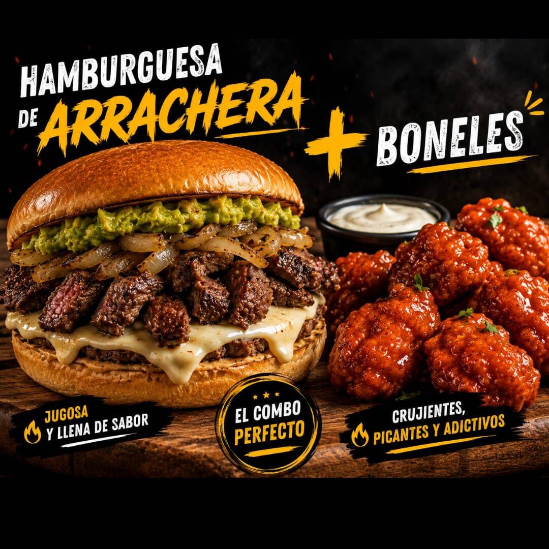 Arrachera + Boneless