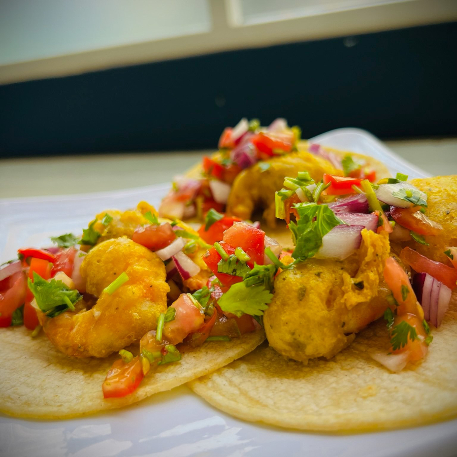 Taco Capeado de Camarón