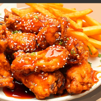🍗🍟¡OfertaLoca😵!12PiezasdeAlitas+2PapasFrancesa