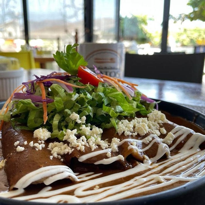 ENCHILADAS DE MOLE