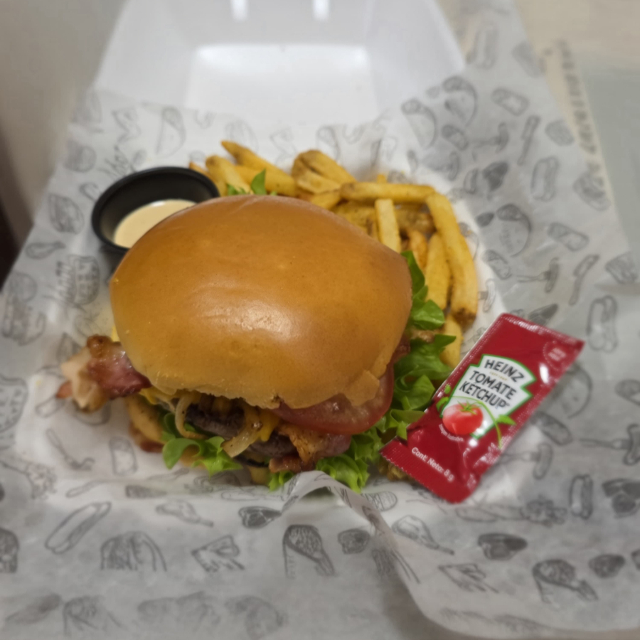 Hamburguesa de Sirloin Hawaiana