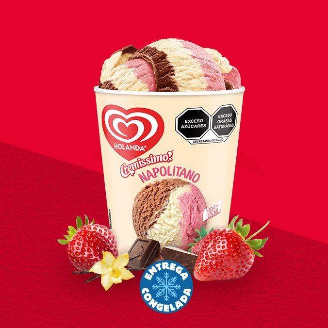 Helado Napolitano 900ML