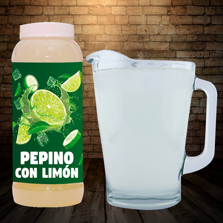 Agua de Pepino con Limón 1 L