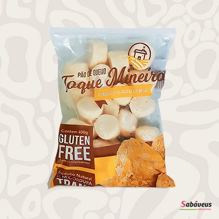 Pão de queijo 100% natural. Feito com queijo CANASTRA e queijo parmesão. Não contem glúten e 0% de gordura trans.