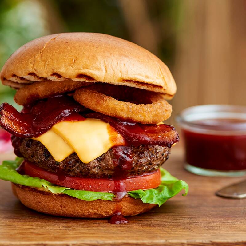 Burger BBQ y 🍟papas