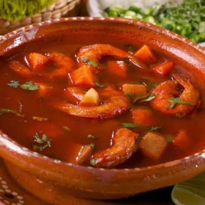 Caldo de camarón