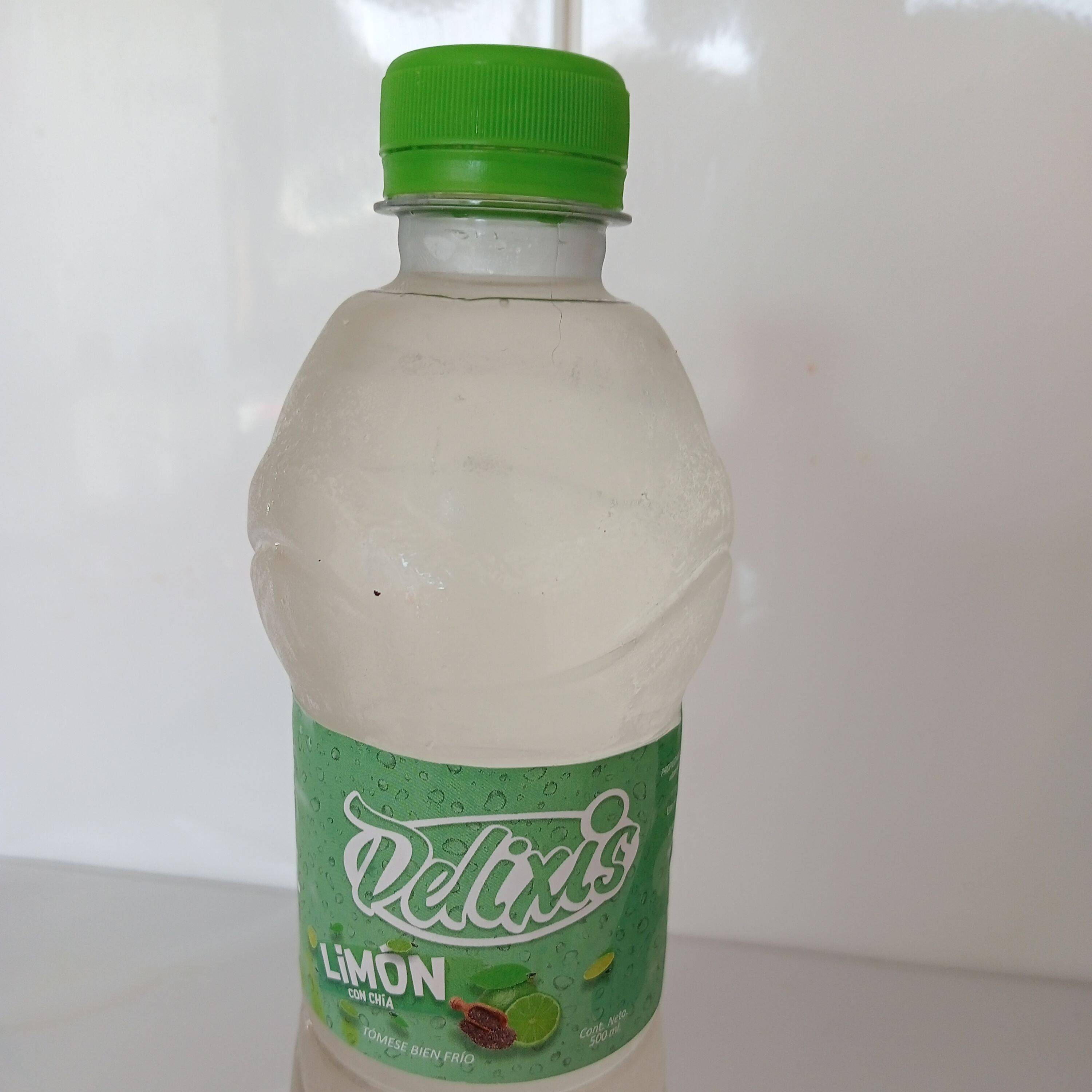 Agua Embotellada de Limón con Chia 500ml