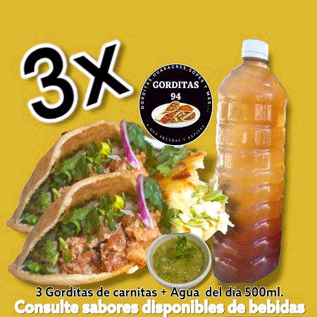 Triplete de Carnitas