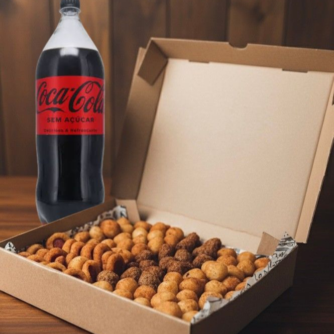 Combo de Salgadinhos Mistos – 15g cada Delicie-se com uma seleção irresistível de mini salgadinhos feitos com carinho e qualidade! Cada unidade pesa 15g e o combo vem com sabores variados, ideal para quem ama experimentar de tudo um pouco: Coxinha cremosa Queijo & Presunto Enroladinho de Salsicha Queijo Kibe crocante Risole de Carne Calabresa Não curte algum sabor? Sem problema! É só informar nas observações que a gente personaliza pra você.