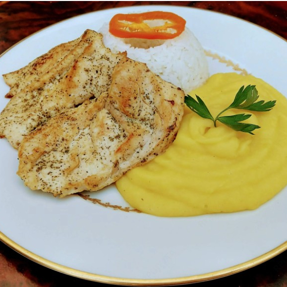 Arroz, Puré y Pechuga