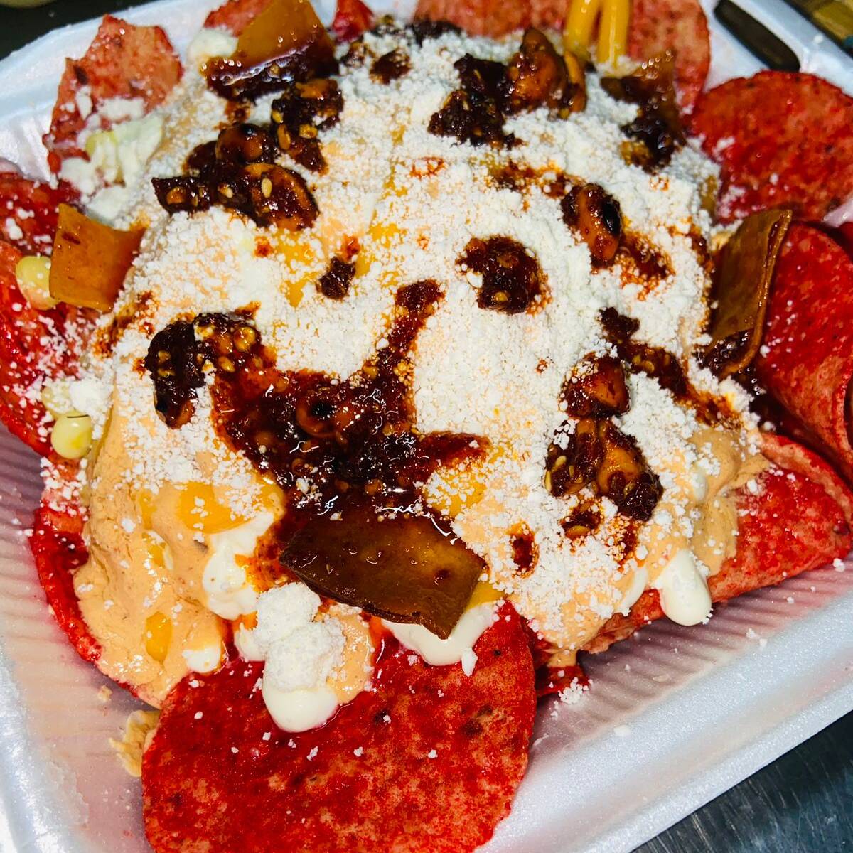 Tostielote Flamin Hot