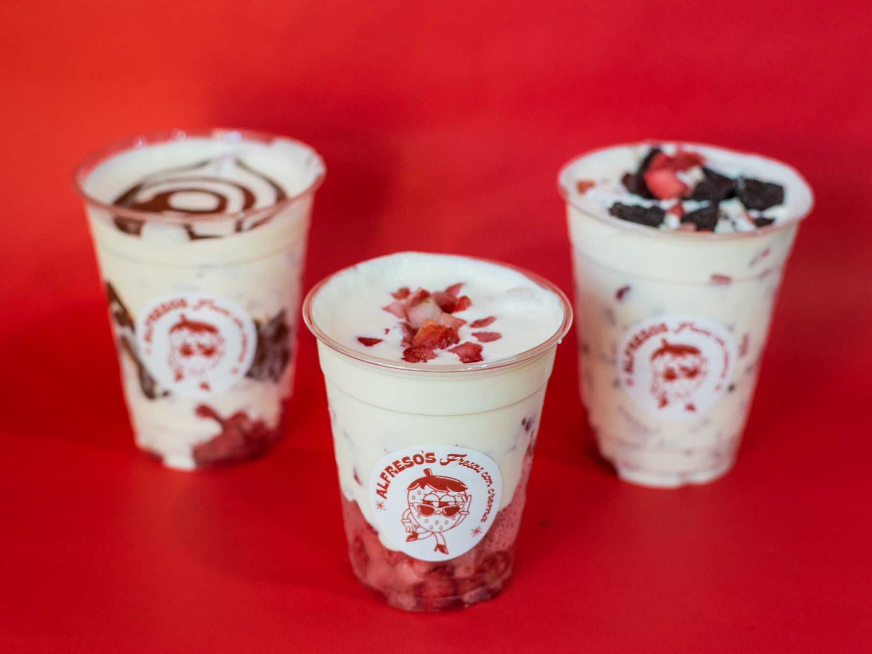 Alfresos Fresas con crema
