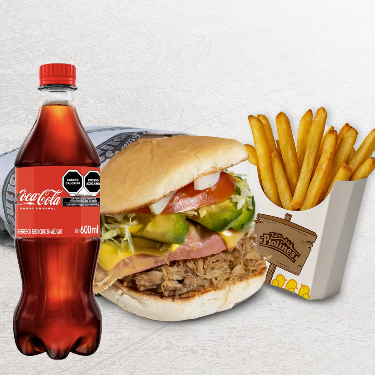 Combo Lomo Especial + Coca Cola (600ml)
