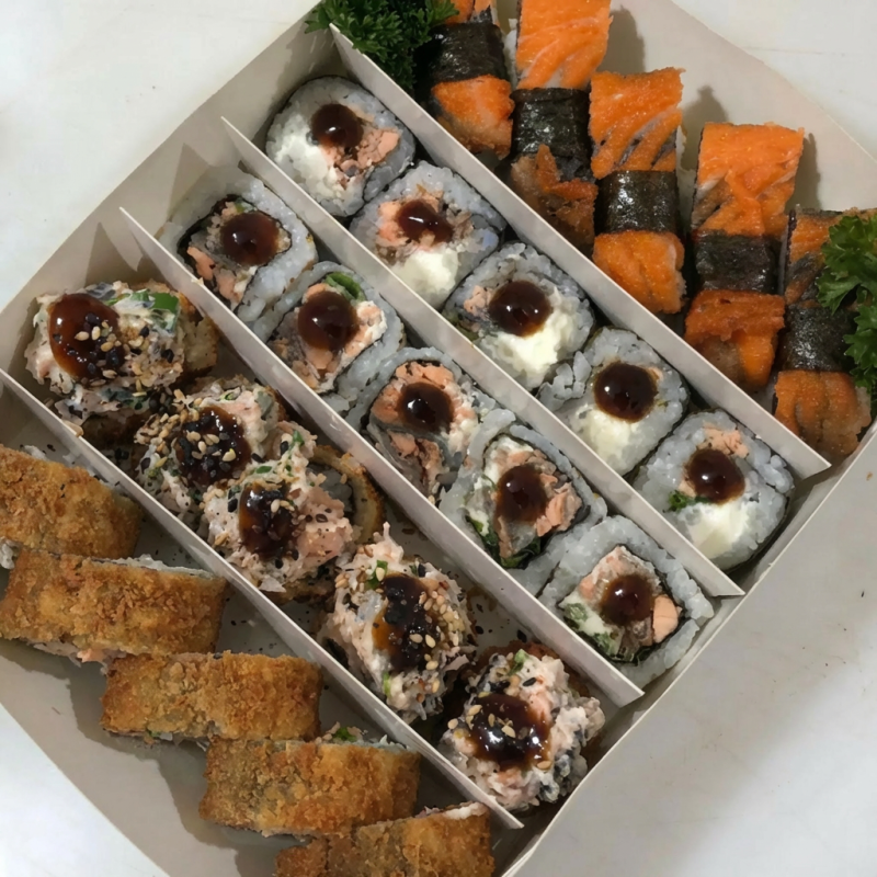 05 Sushi Skin 05 Hossomaki Skin cheese 05 Uramakin skin 05 Hot skin 05 Crocante de skin