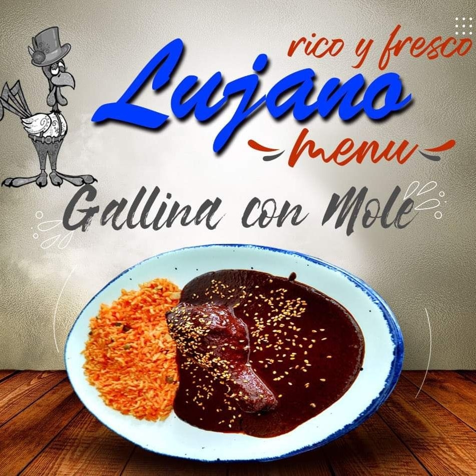 Gallina con Mole Muslo