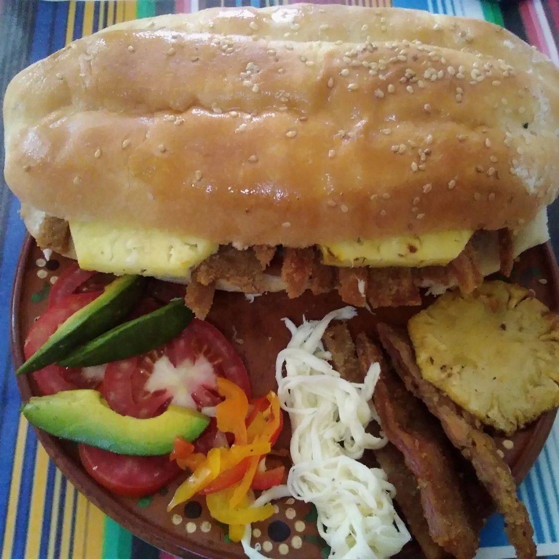 🍍🧀🥑Torta Grande Brasileña🍍🍅🧀