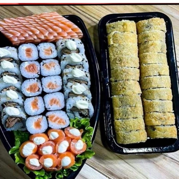 221 - 10 sashimi 10 guncas 20 hot 30 sushi