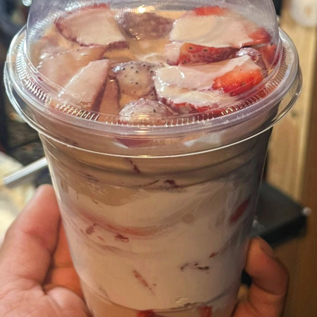 Fresas Con Crema 🍓 Vaso Grande