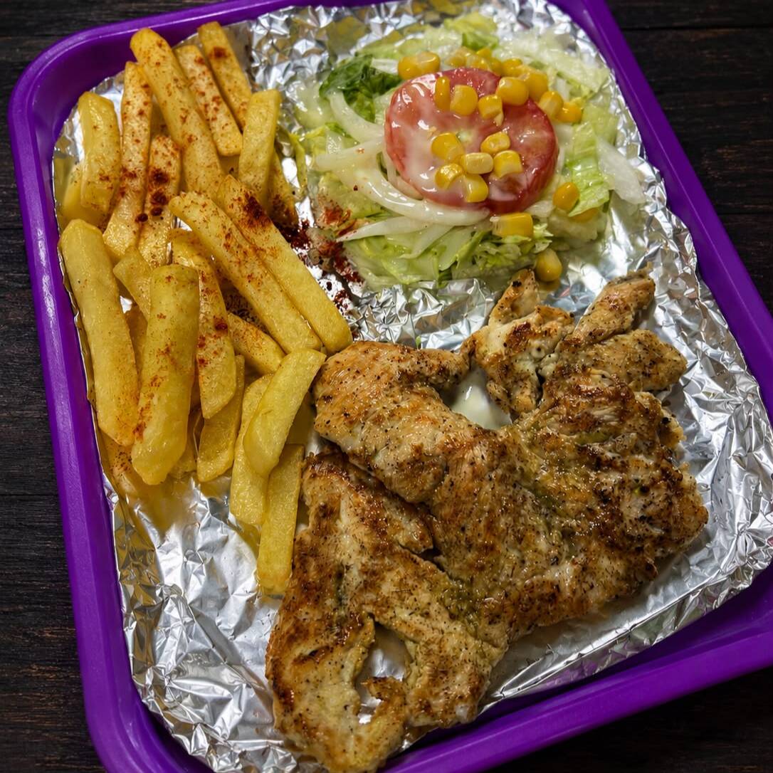 Filete de Pechuga + Papas Fritas