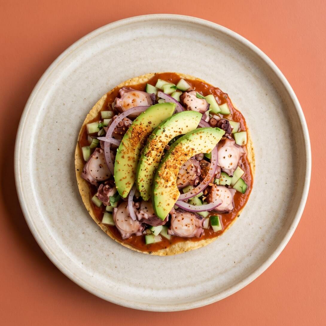 Tostada de Pulpo