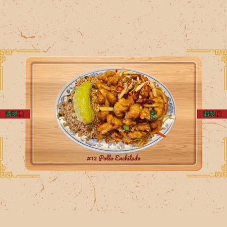 Lunch No. 12 – Pollo Enchilado