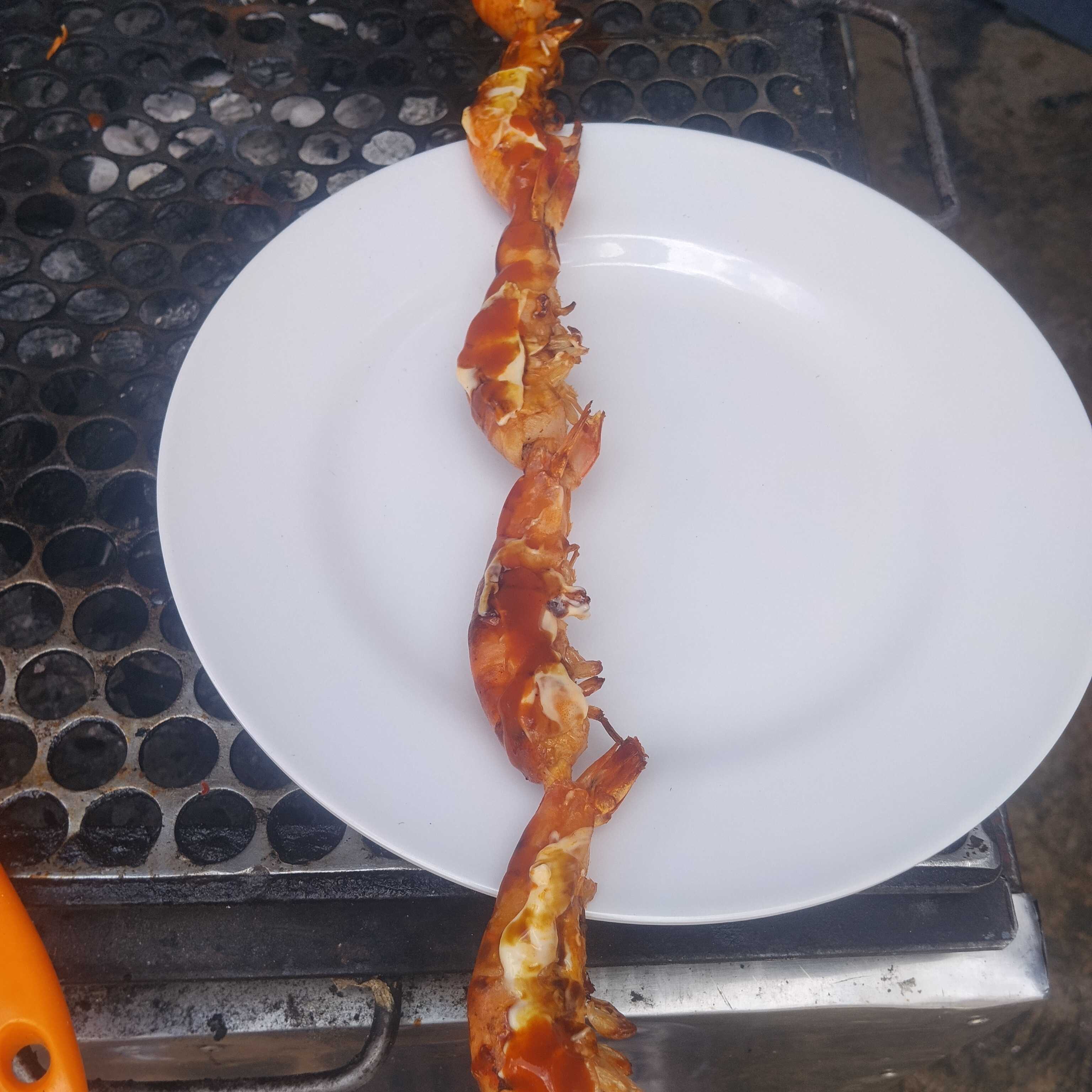 Brochetas de Camarón