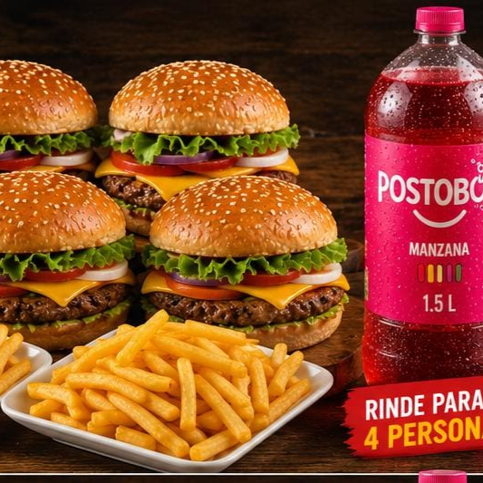 Combo Familiar Hamburguesas