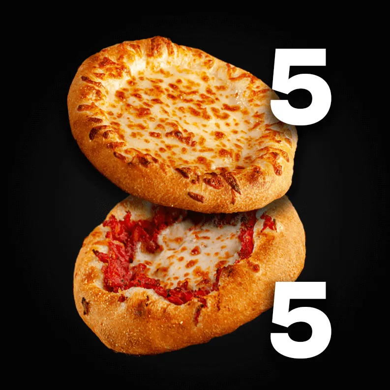 5 Calabresa | 5 Muçarela