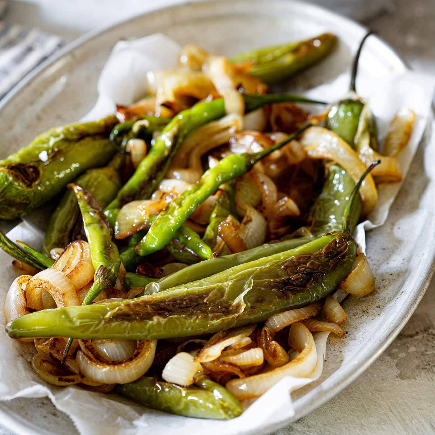 Cebollitas y Chiles Toreados