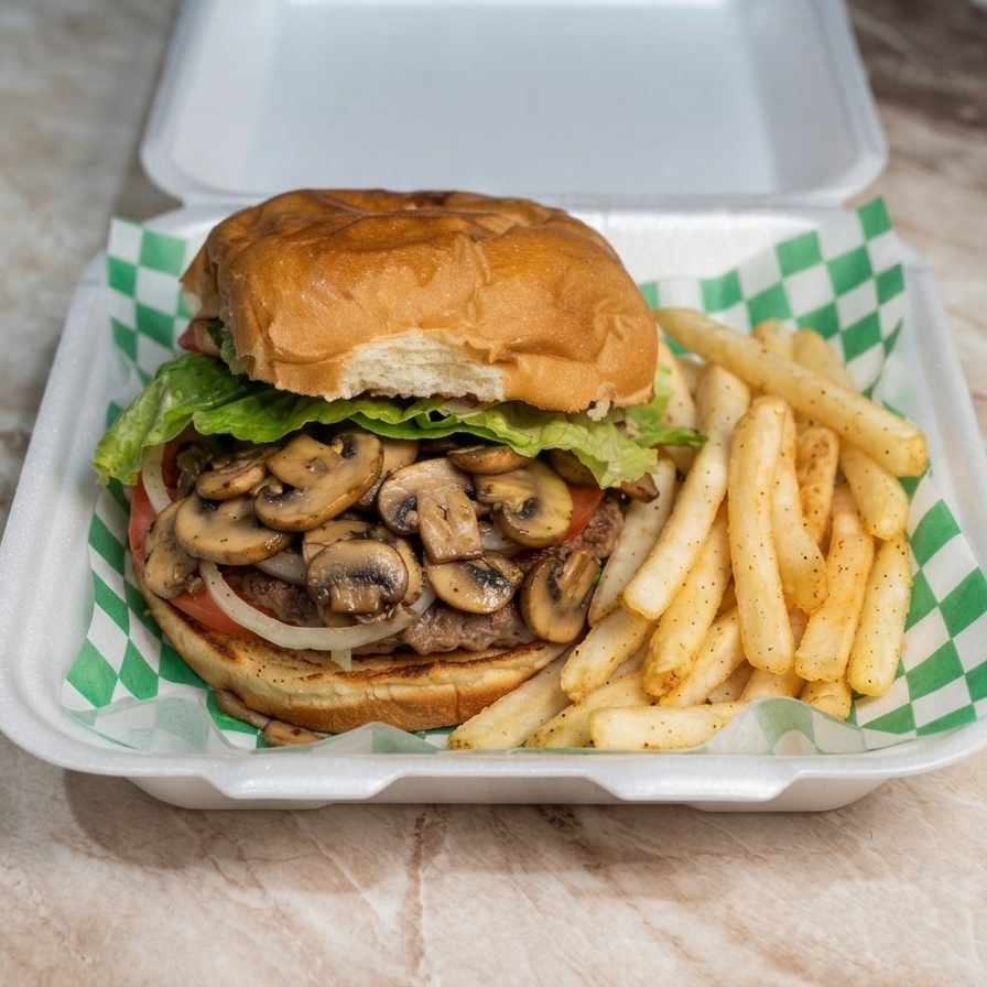 Hamburguesa Champiñones