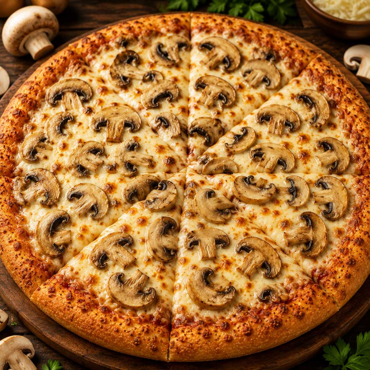 Pizza de Champiñón