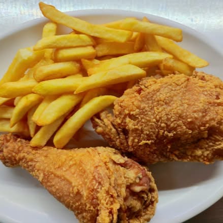 2 Pzs Pollo Frito + Papas 220g