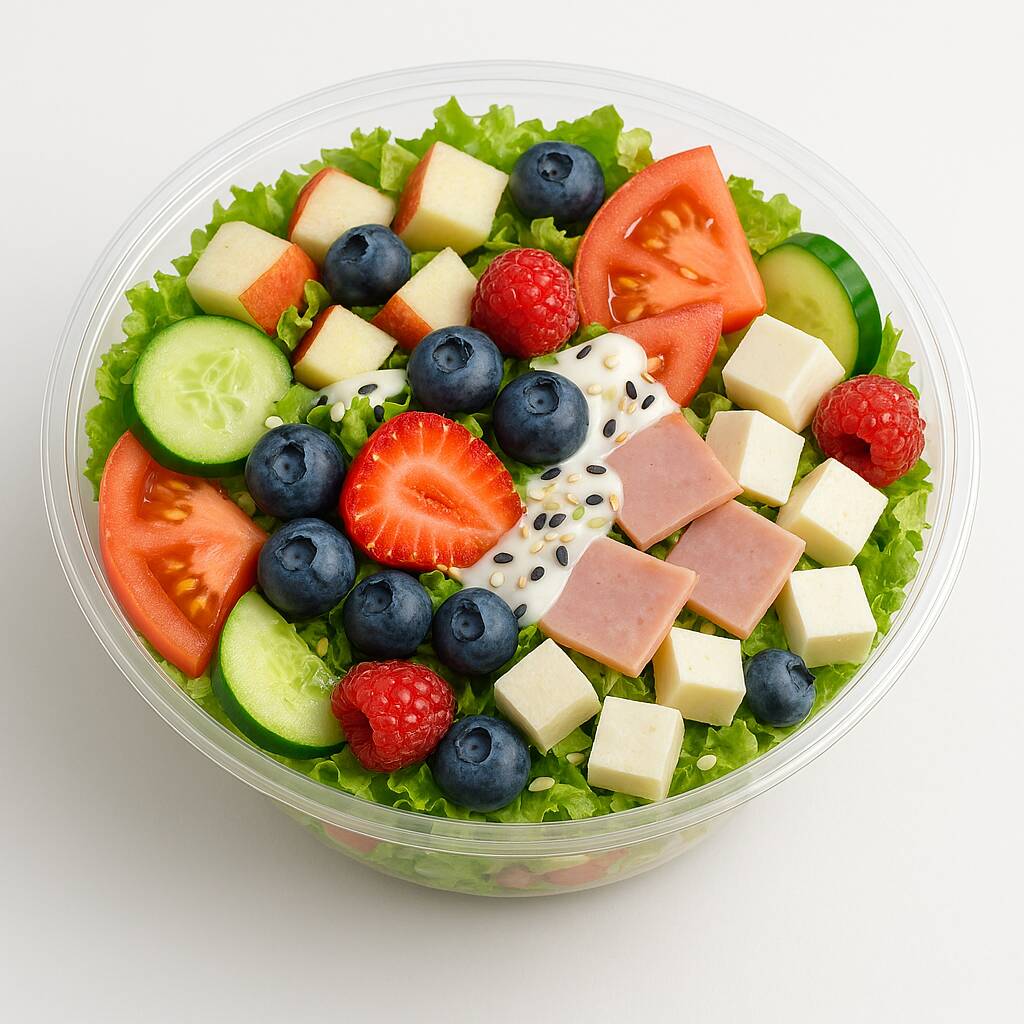 Ensalada Jamón y Panela