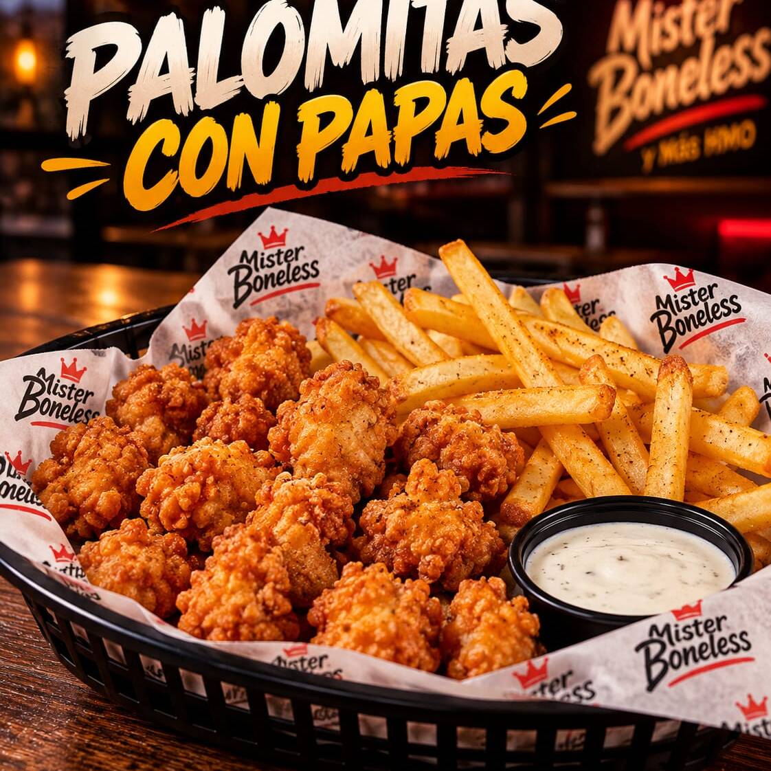 Palomitas con Papas