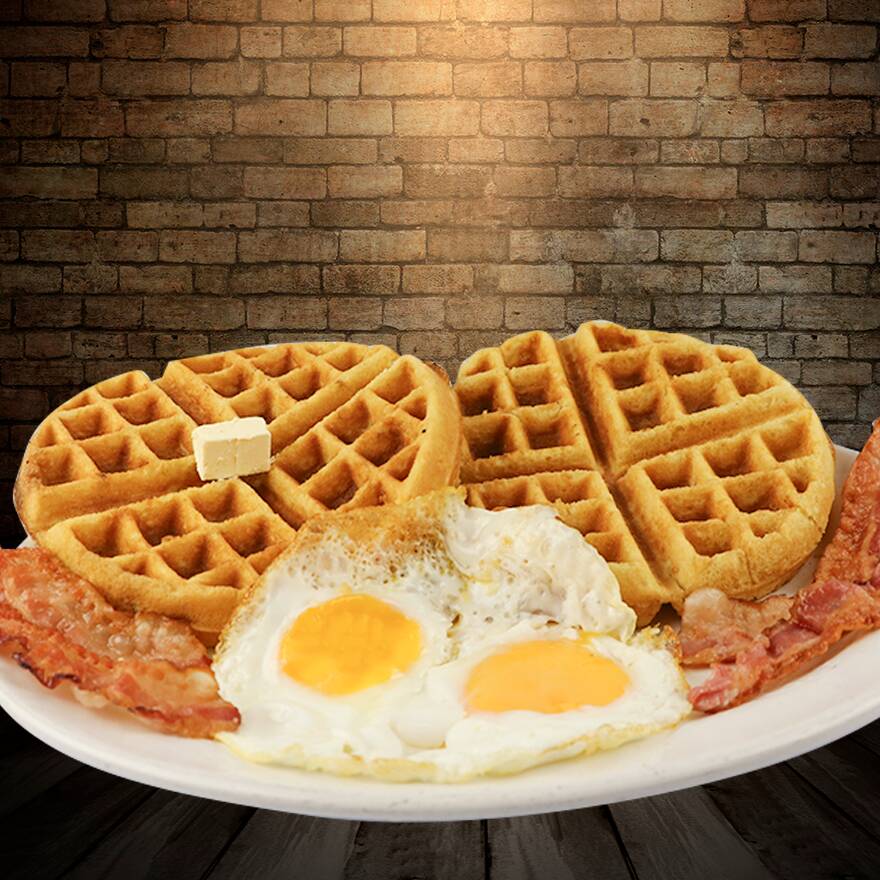 Waffle Americano (H. Estrellados) C