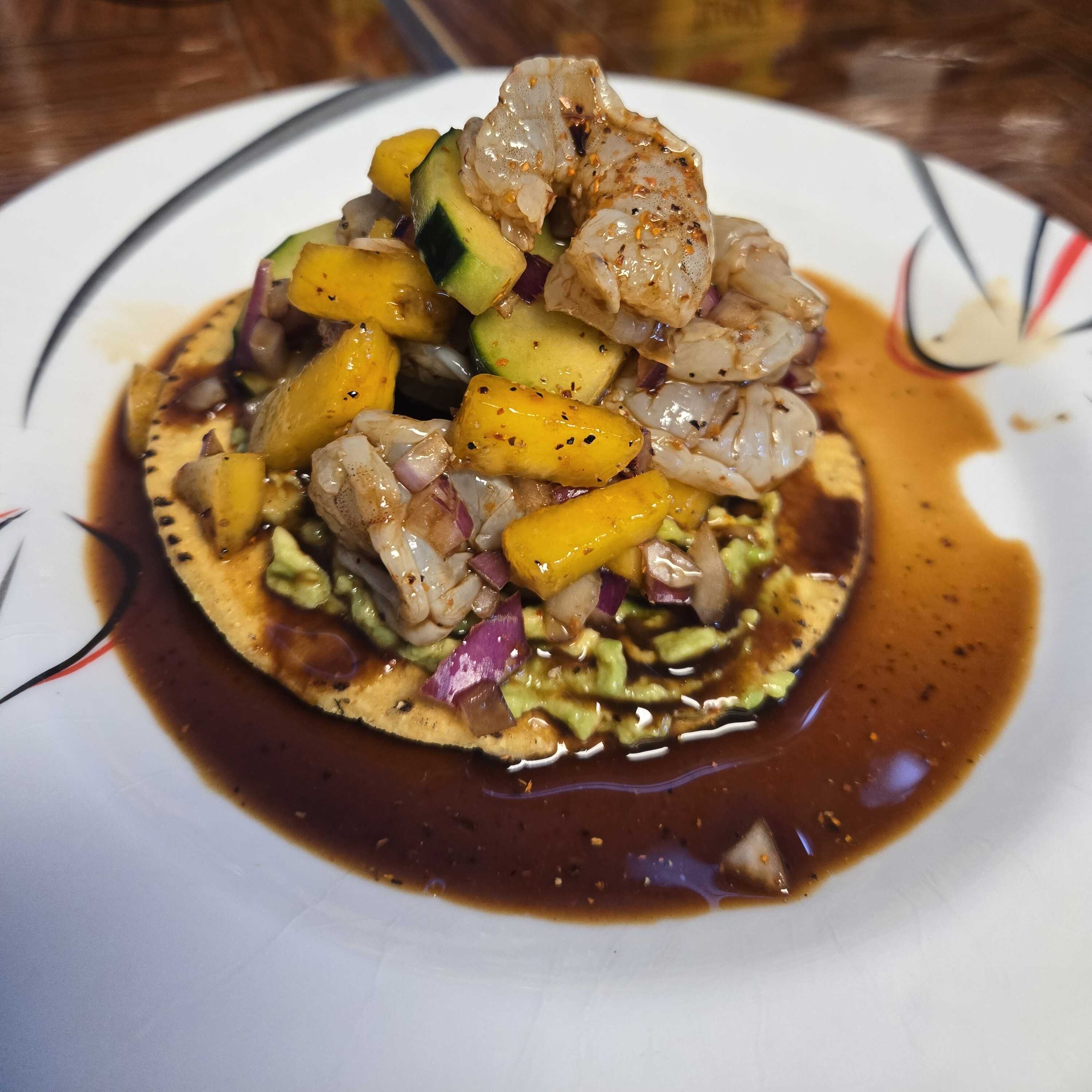 Tostada Aguachile / Mango
