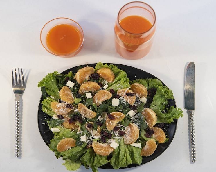 ENSALADA DE MANDARINA CON COCO