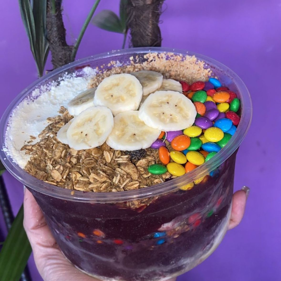 leite condensado, leite em po, paçoca e granola