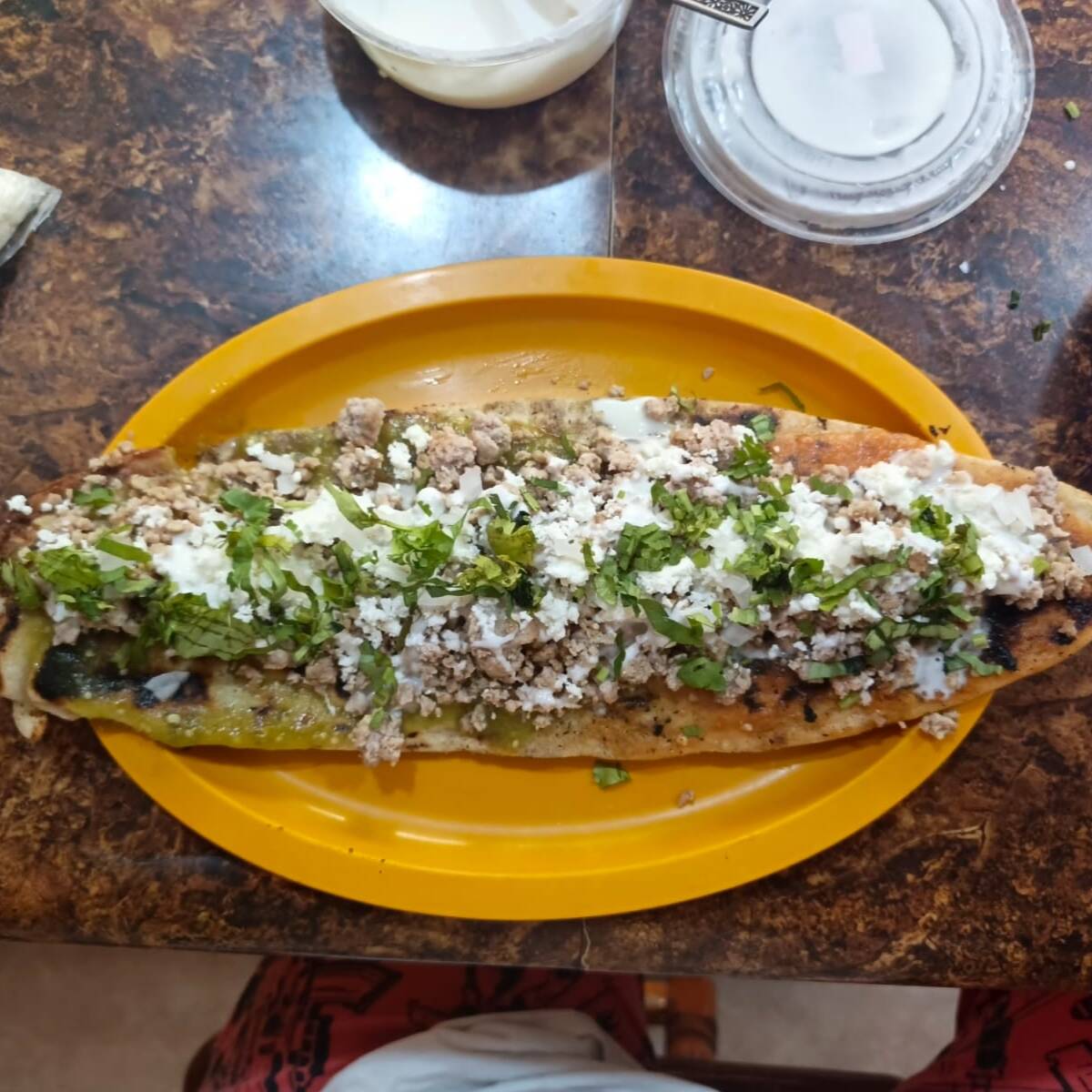 HUARACHE CON CHULETA