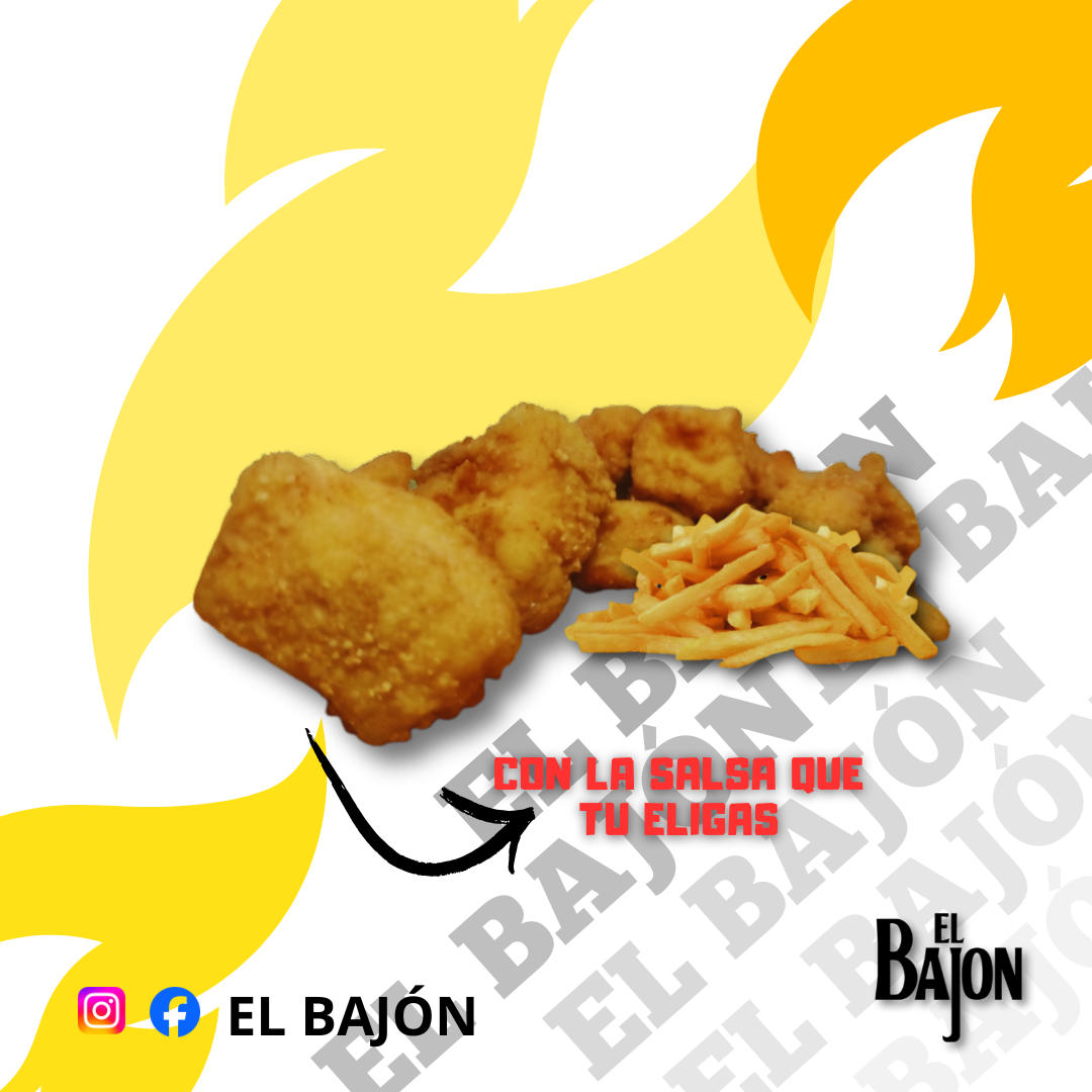 EL REY DEL BAJÓN -20 PIEZAS + PAPAS -