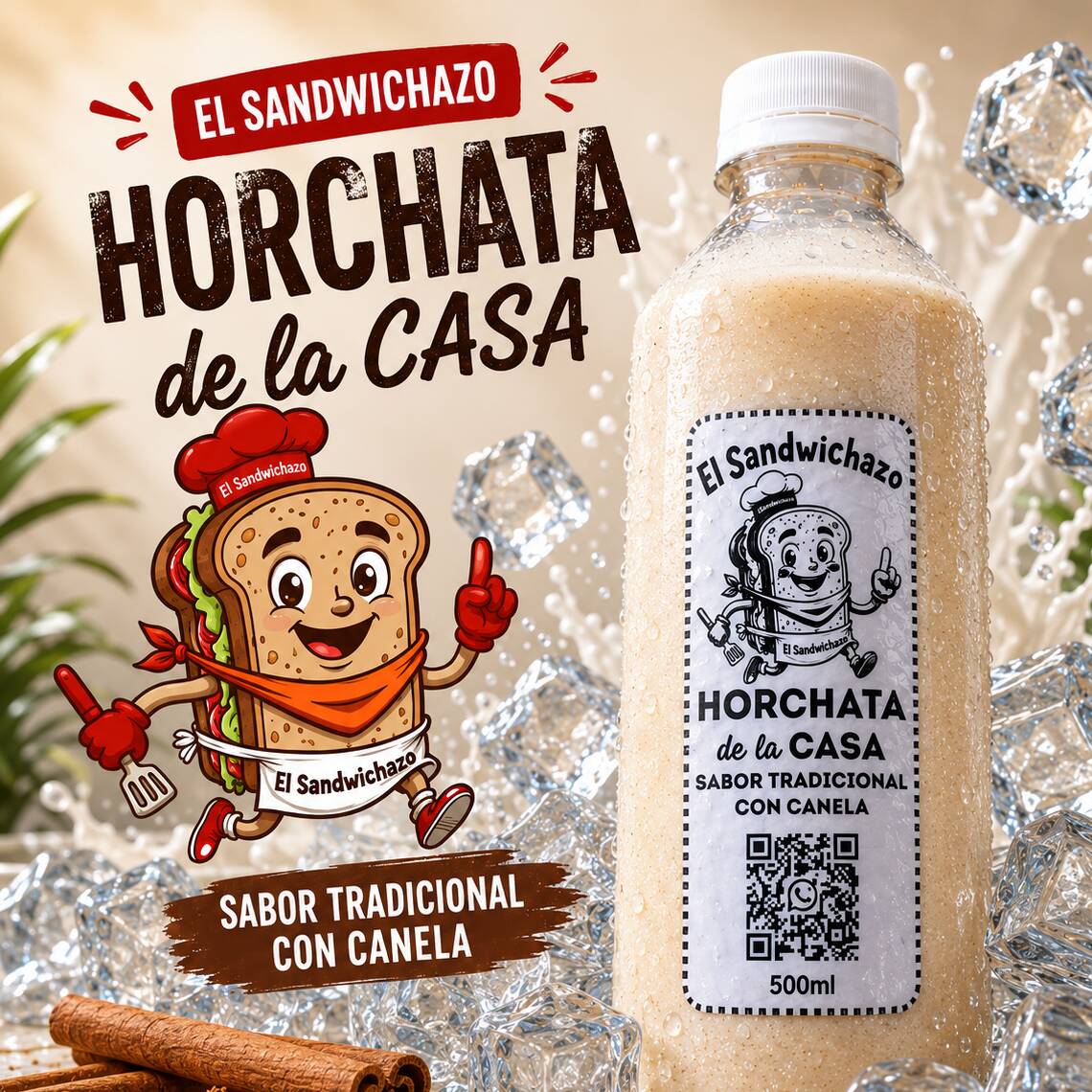 Horchata Tradicional con Canela Ceylan - 500ml