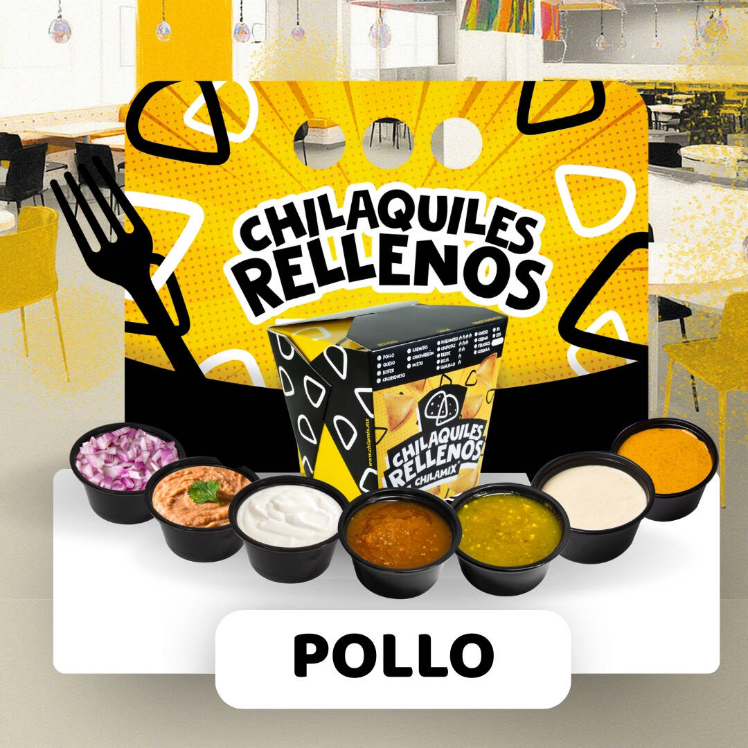 Chilaquiles Rellenos de Pollo (15 Pzas)