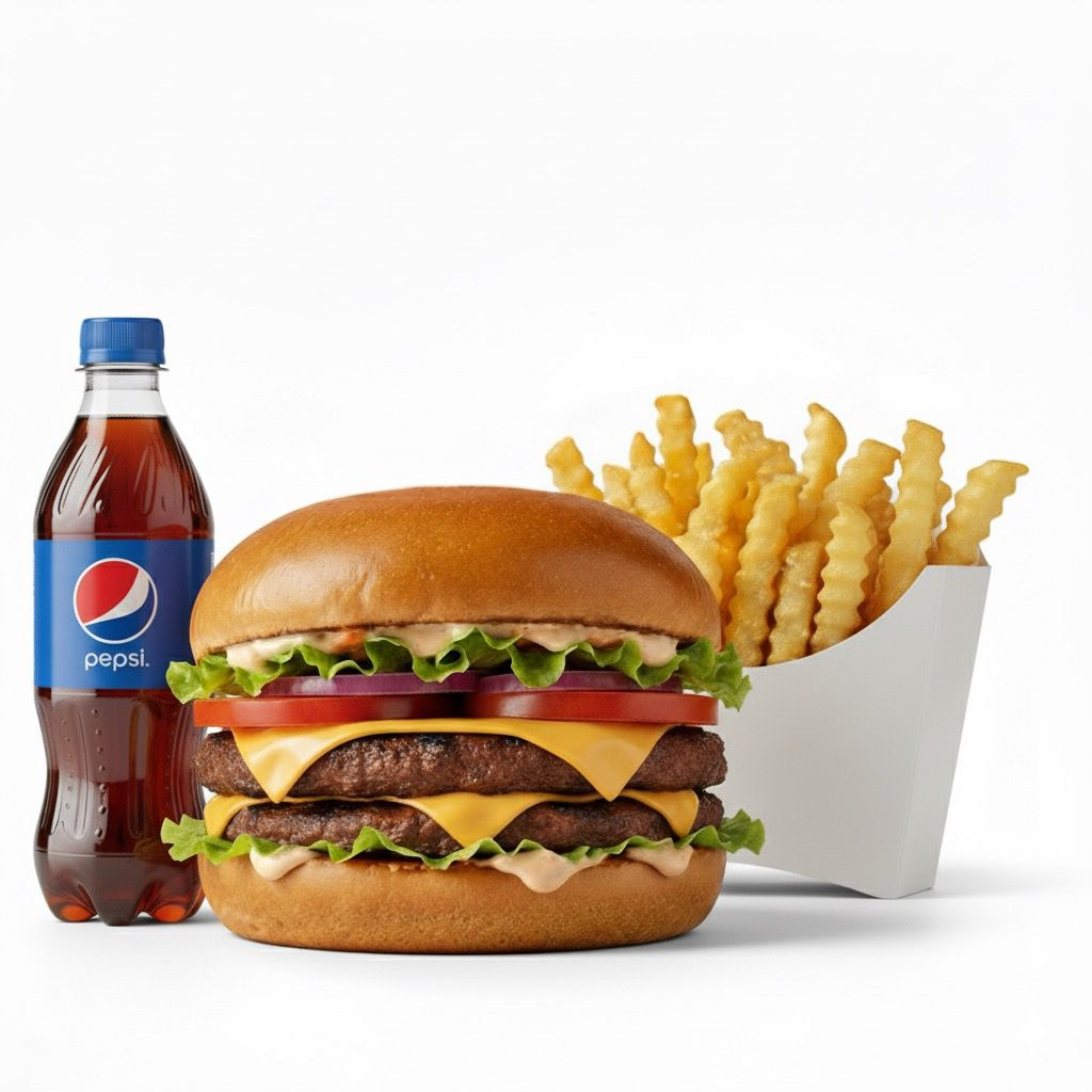 Doble Capital + Papas + Bebida