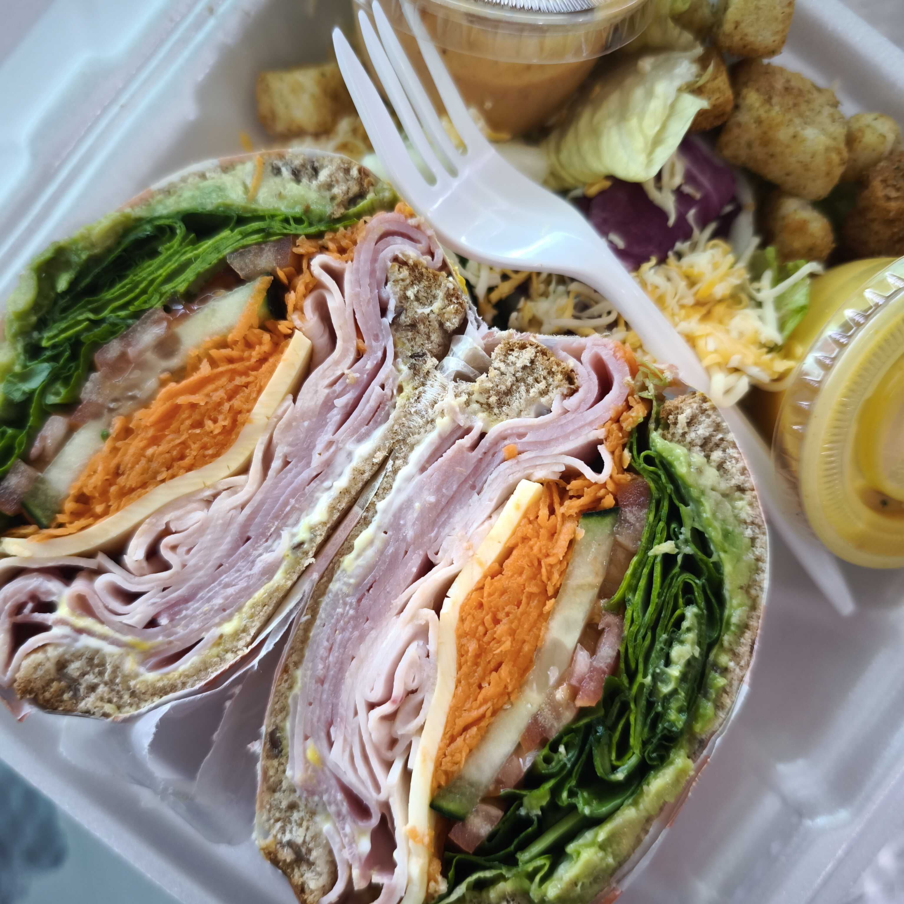 Sándwich Pechuga de Pavo y Jamón