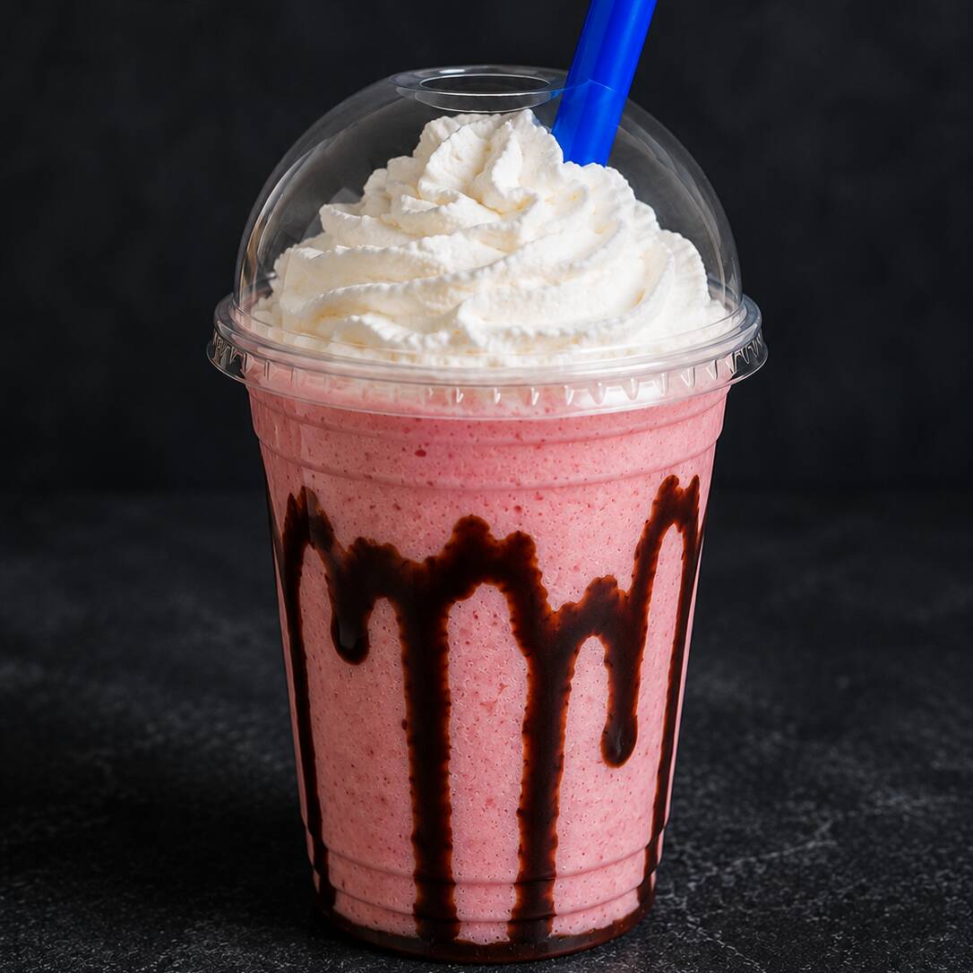 🍓 Frappé Fresa con Plátano 16 Oz